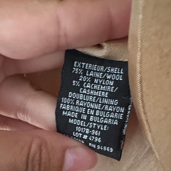 VINTAGE Cashmere/Wool Blend Jacket - Picture 7 of 9